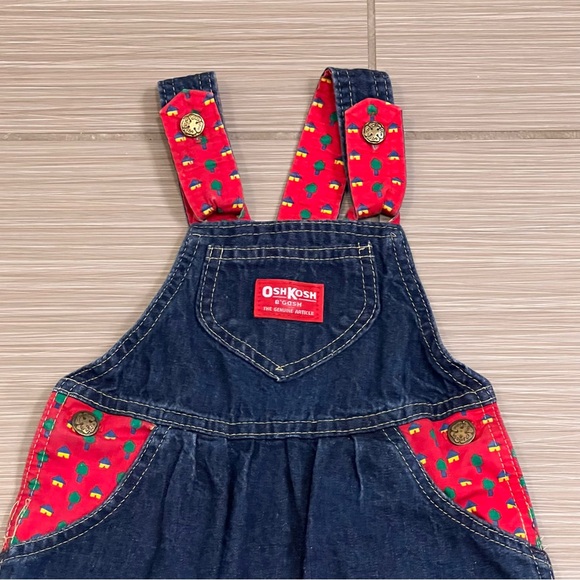 OshKosh B'Gosh Denim Overall Dress vintage retro 1980s 80s - Picture 8 of 11